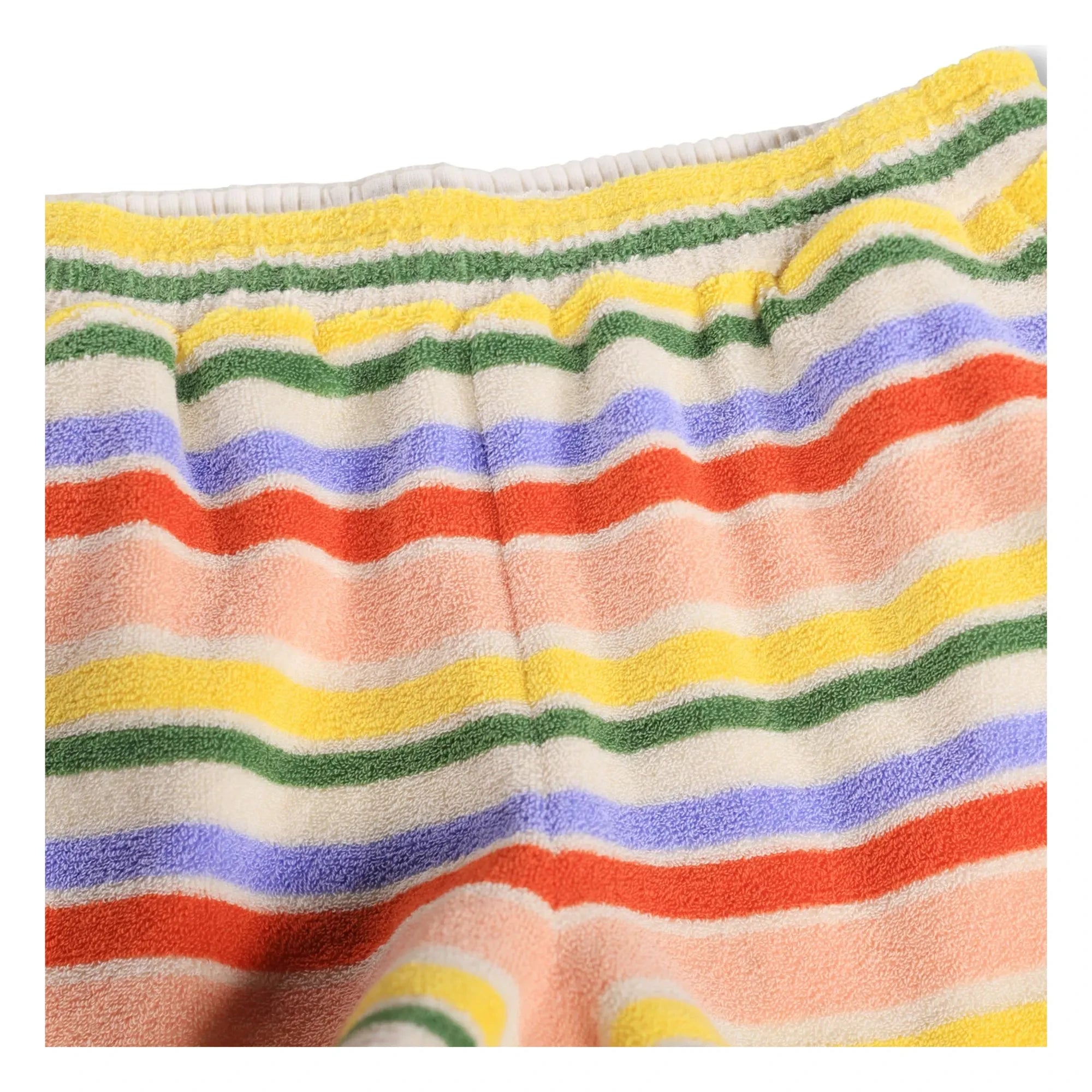 Molo - Angela Striped Organic Cotton Shorts | Orange