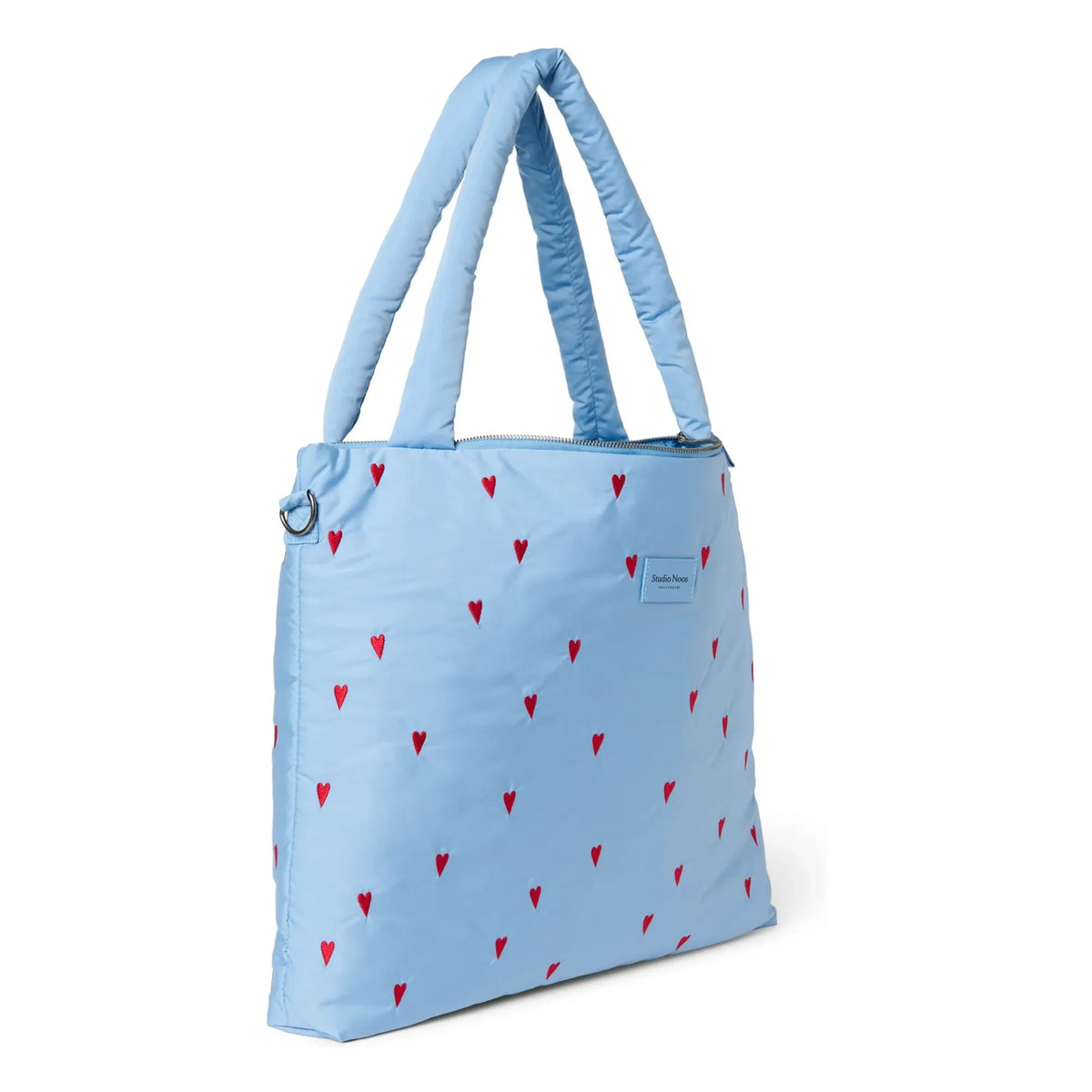 Studio Noos - Puffy Hearts baby care bag | Light blue