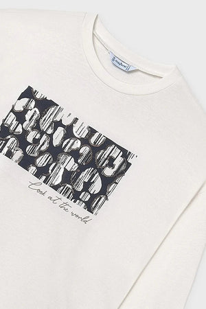 Mayoral Long-Sleeve Cotton Blouse