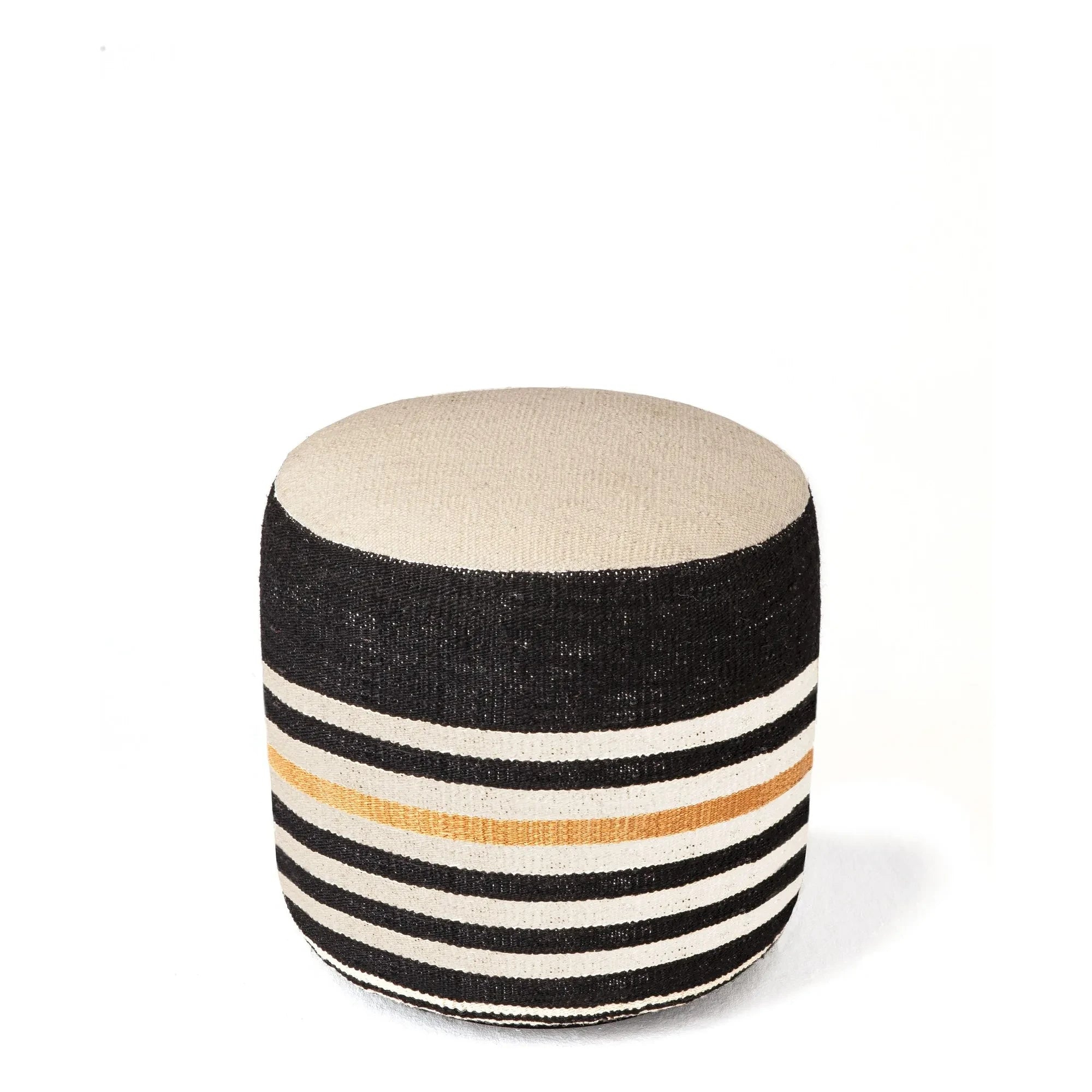 Nanimarquina - Kilim 2 Pouf | Black