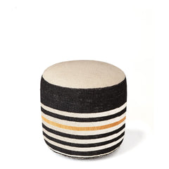 Nanimarquina - Kilim 2 Pouf | Black