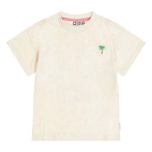Tumble N'Dry - Oversized Maringa Organic Cotton T-Shirt | Ecru