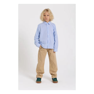 Smallable Kid - Zak Striped Shirt | Light Blue