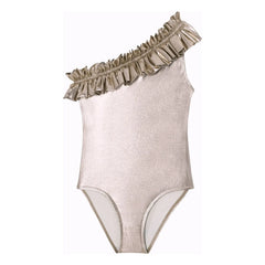 Lison Paris - 1-Piece Asymmetric Metallic Venus Mayo | Rose Gold