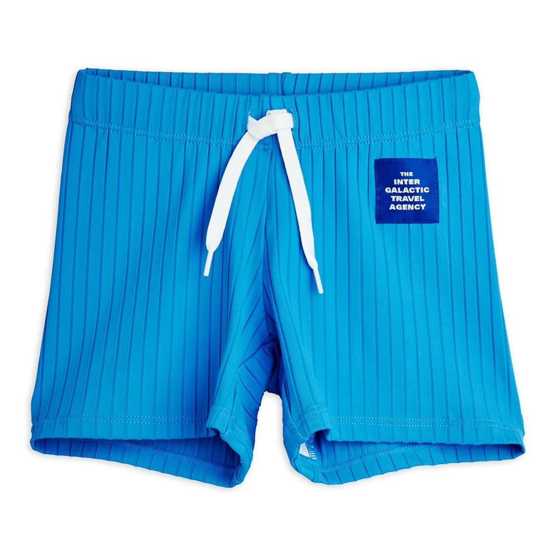 Mini Rodini - Travel Agency Swimsuit Shorts Made from Recycled Fiber | Blue
