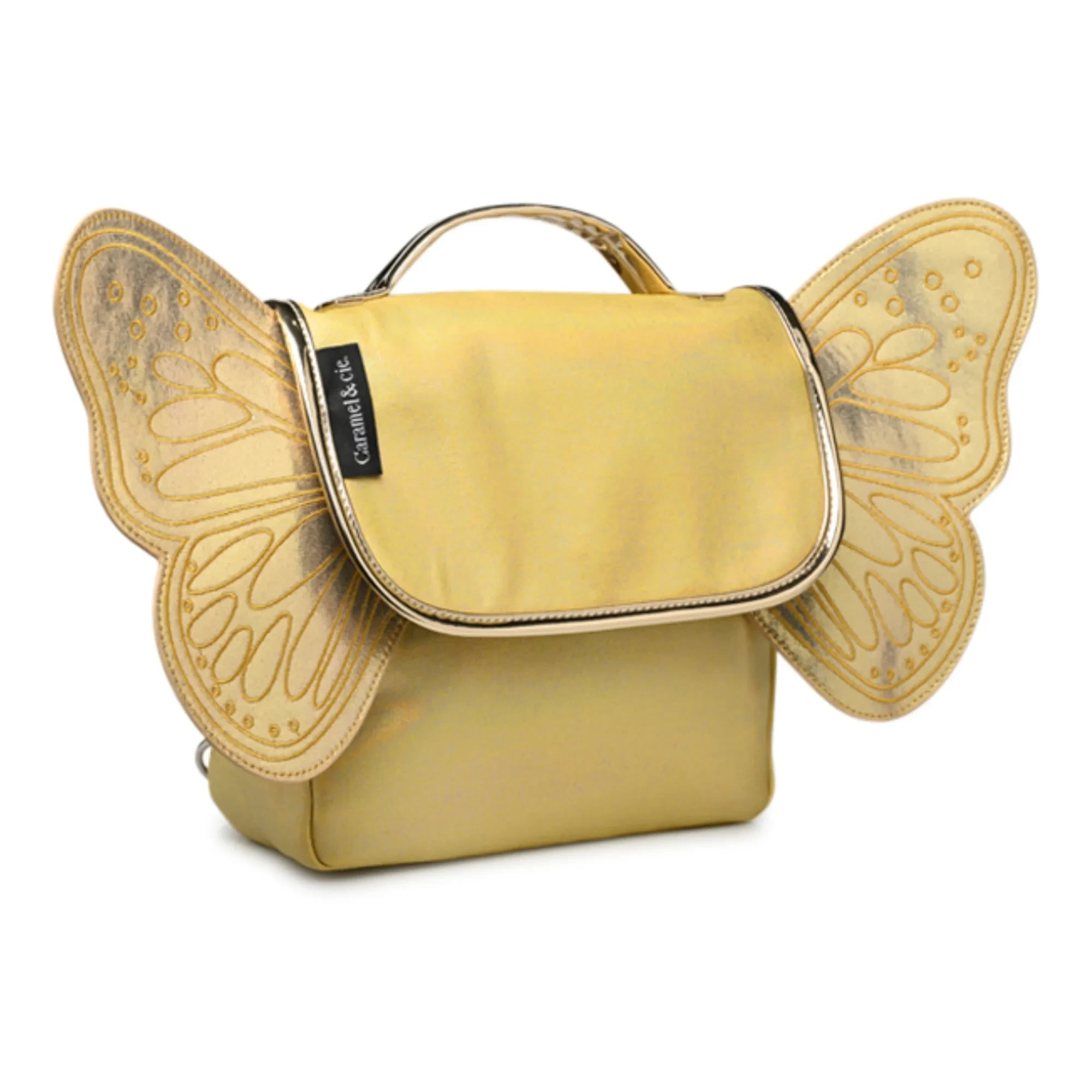 Caramel & Cie - Iriseren Butterfly Bag | Yellow
