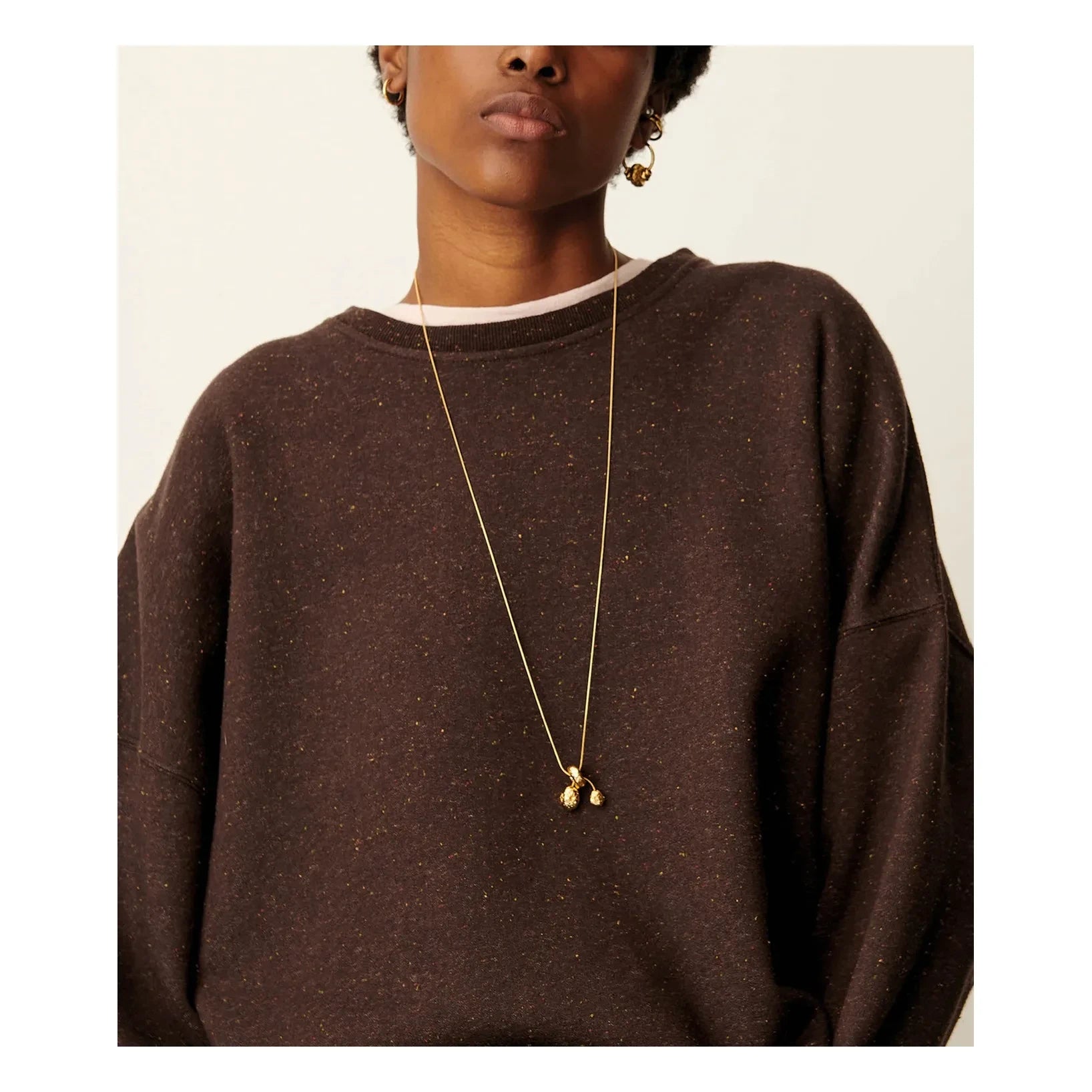 Sessùn - Chebbi organik pamuk sweatshirt | Ganache