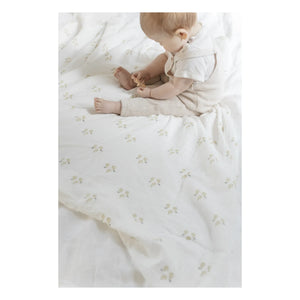 Soft Spot - Organic Cotton Pear Swaddle | Pear