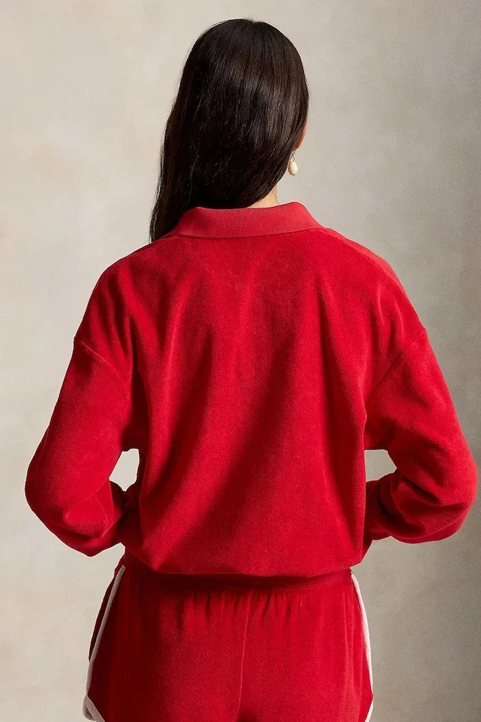 Polo Ralph Lauren kadın pamuklu sweatshirt LT WT COTTON TERRY-KNT-POLO