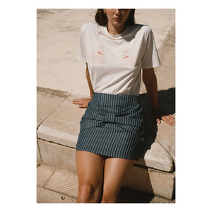 The Tiny Big Sister - Organic Cotton Bunny T-Shirt | Off White