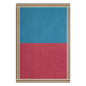Layered - Doppio Rossa Wool Rug | Pink