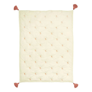Cam Cam - Bow embroidered blanket | Pink