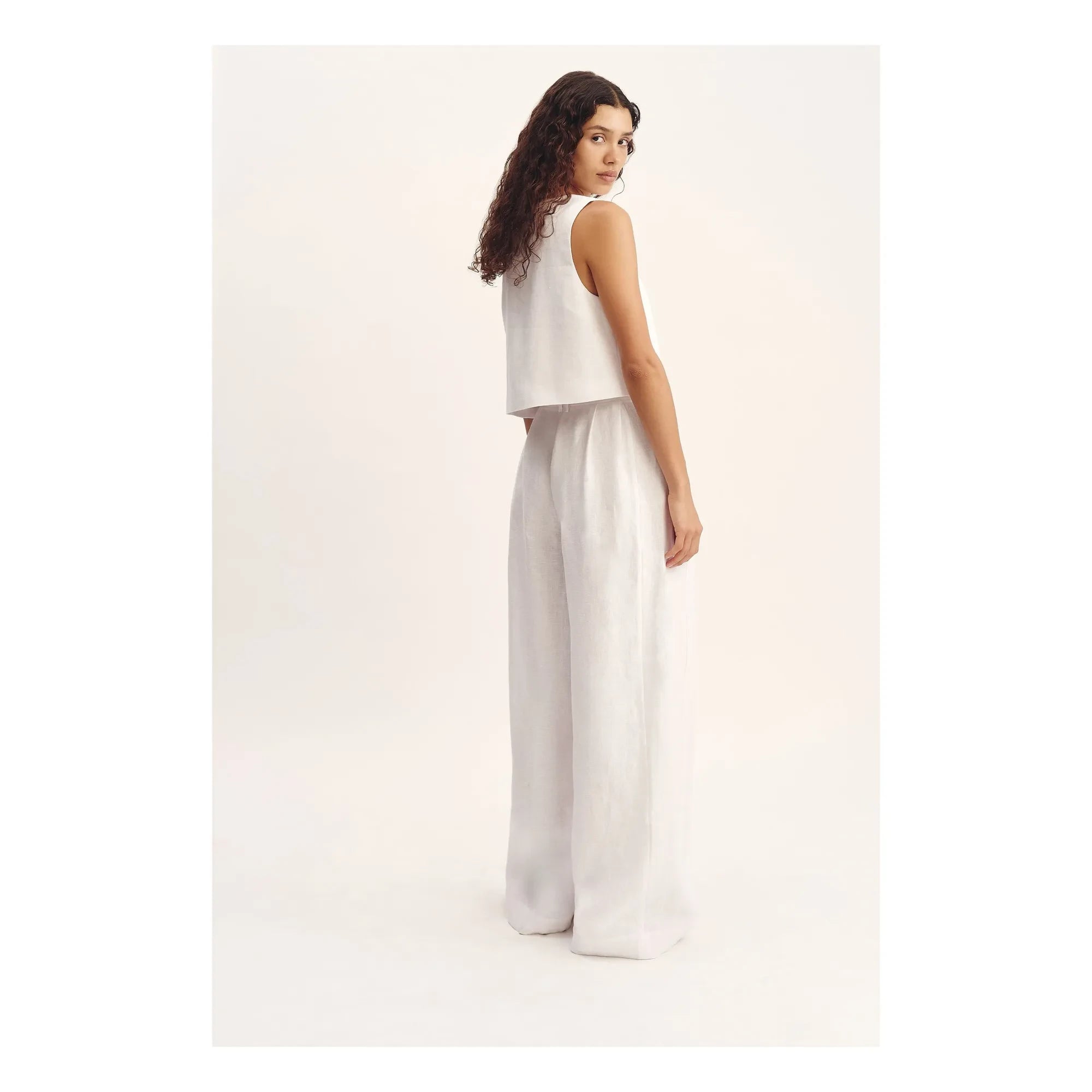 Posse - Parker Linen Pants | Ivory
