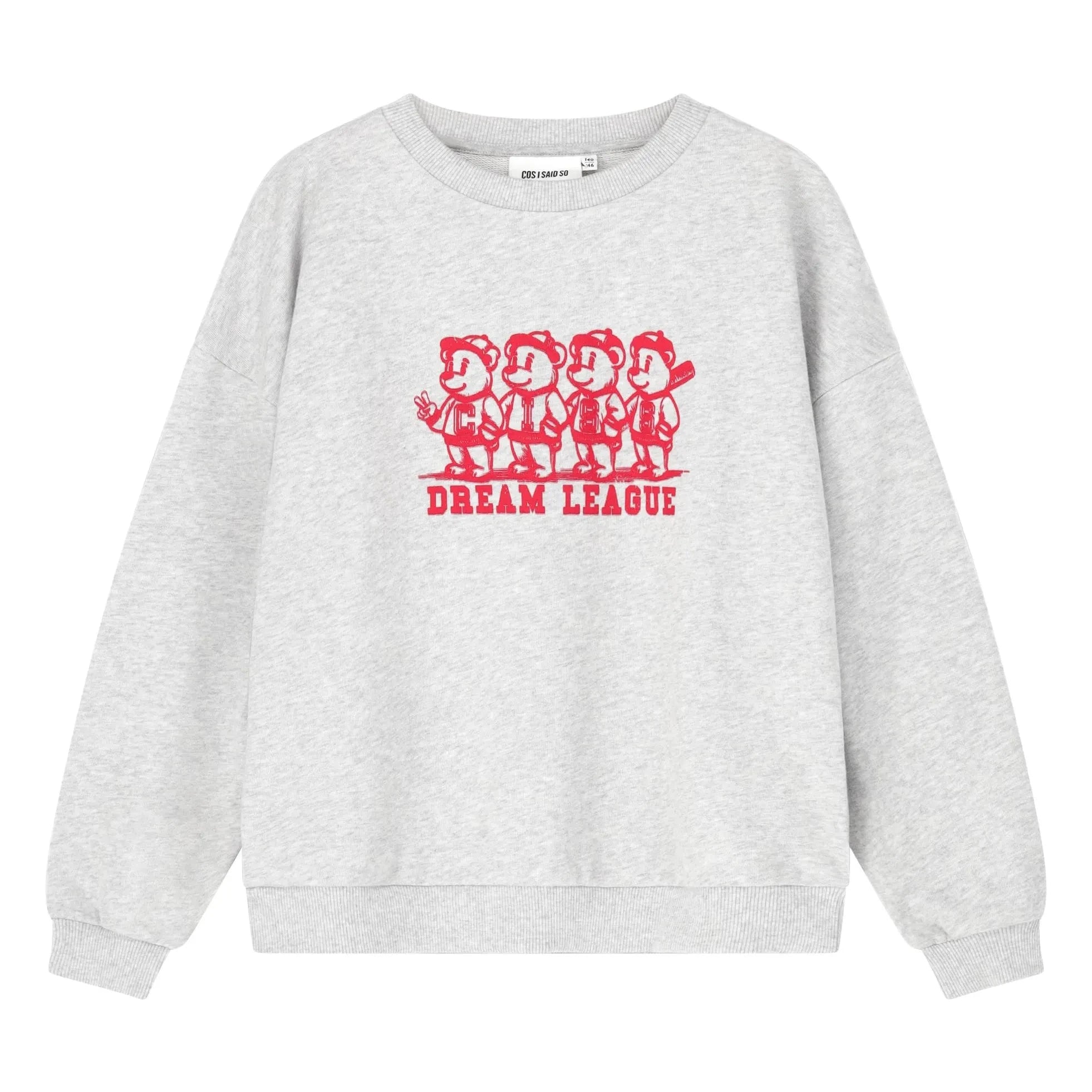 Cos I Said So - Bears Organic Cotton Sweatshirt | Mauve Gray
