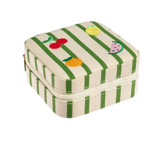 Rockahula Kids - Tutti Fruity striped jewelry box | Green