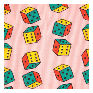 Bobo Choses - Organic Cotton Ribbed Checkered Pants | Pink