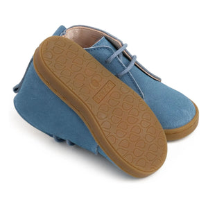 Lazare - Raoul Suede Lace Sneakers | Denim Blue