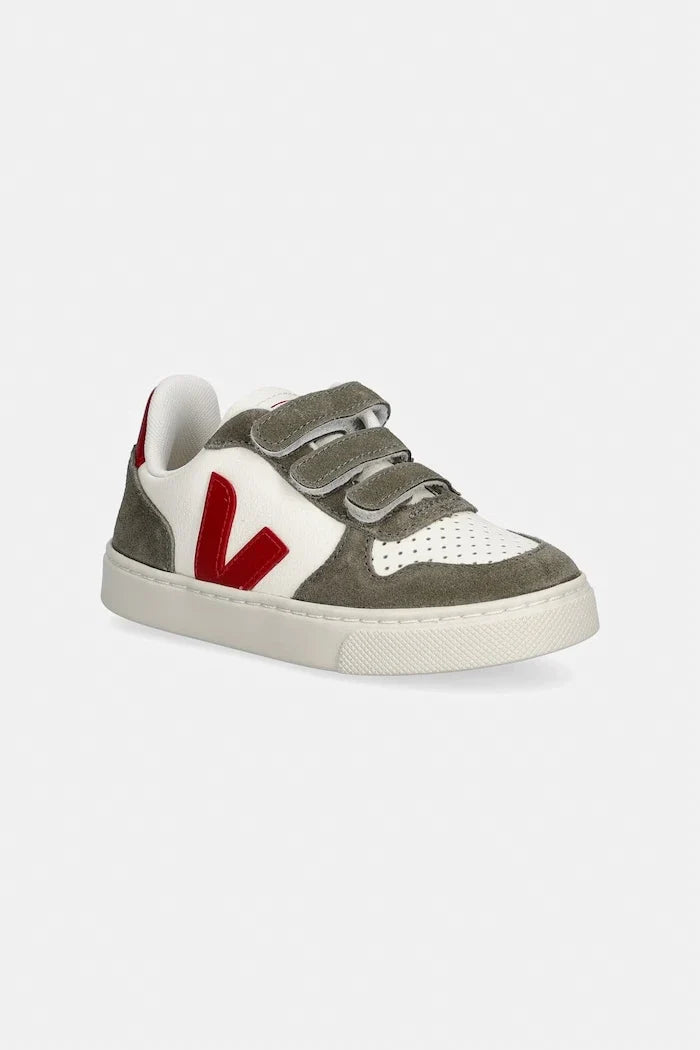 Veja Small V-10 çocuk deri spor ayakkabı