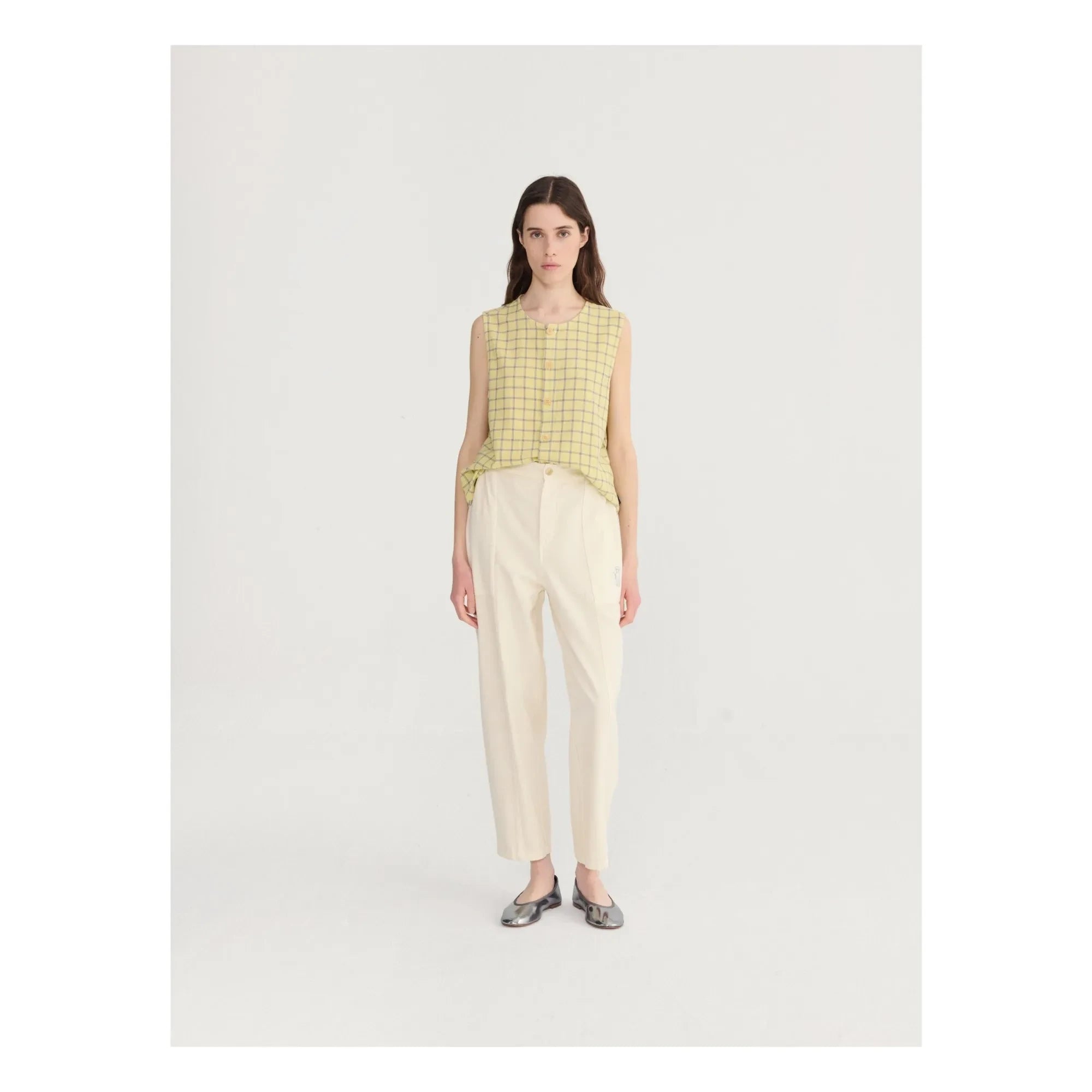 Bobo Choses - Top Spicy Window Bambula Cotton | Yellow