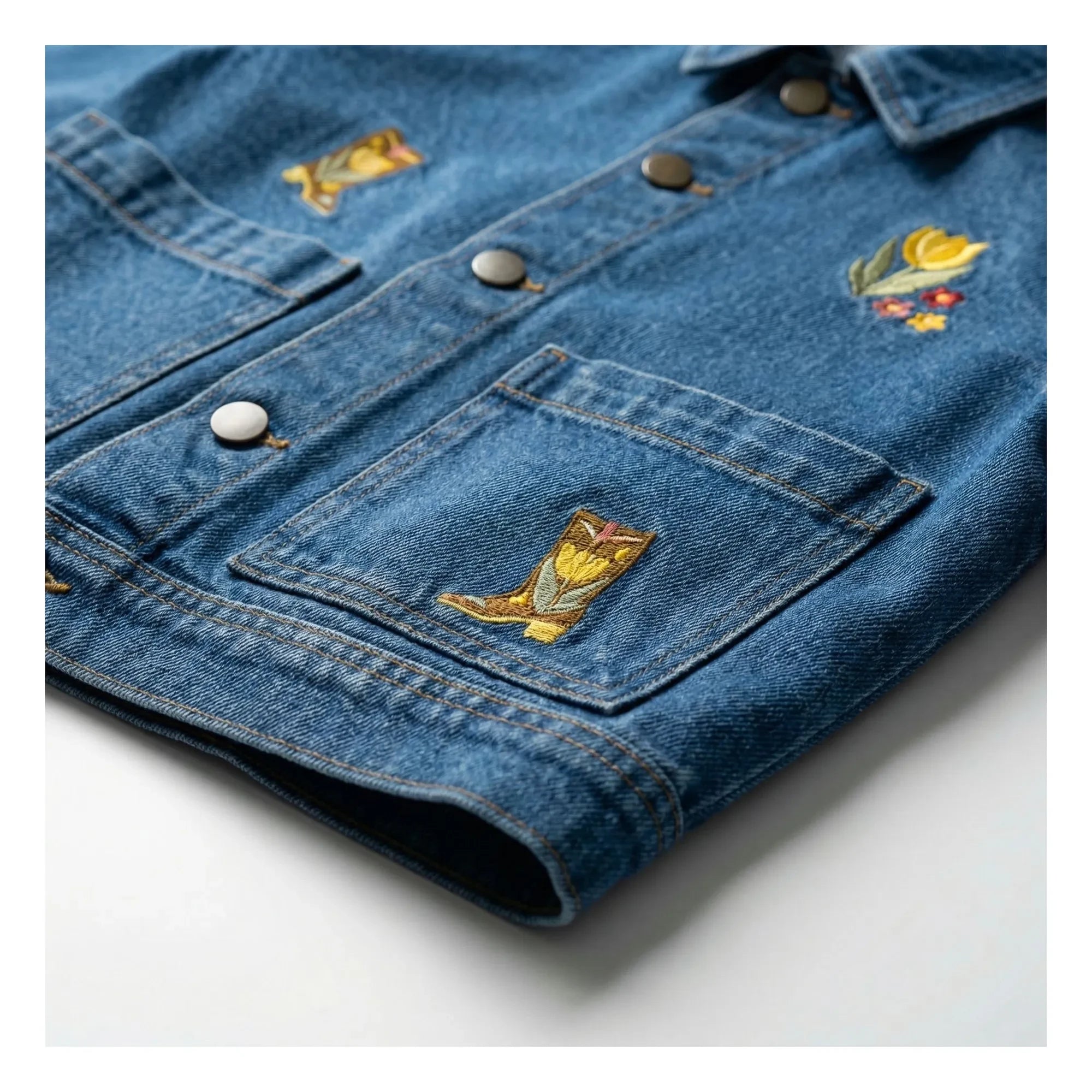 Hundred Pieces - Denim Mercury Jacket Boots | Blue