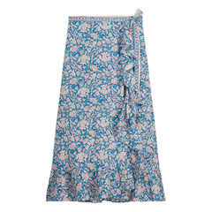 Louise Misha - Imelda Skirt Organic Cotton | Blue