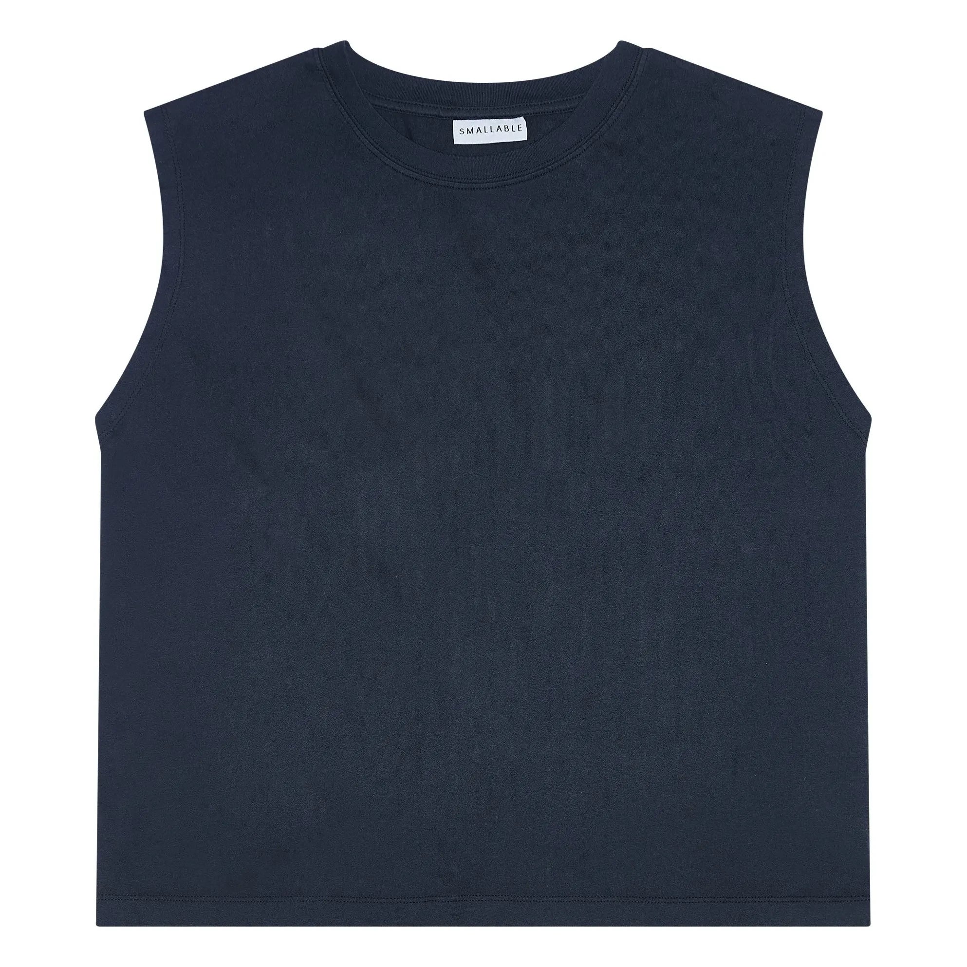 Smallable Woman - Freja Organic Cotton Sleeveless T-Shirt | Black