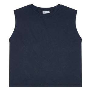 Smallable Woman - Freja Organic Cotton Sleeveless T-Shirt | Black