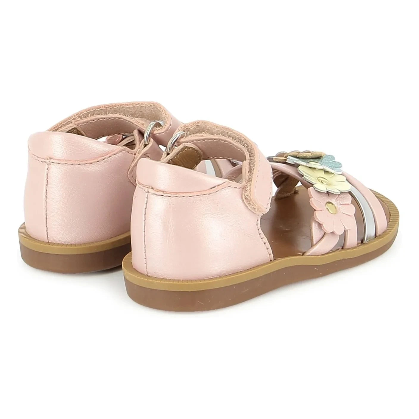 Pom d'Api - Poppy Multi Flo sandaletler | Pudra pembe