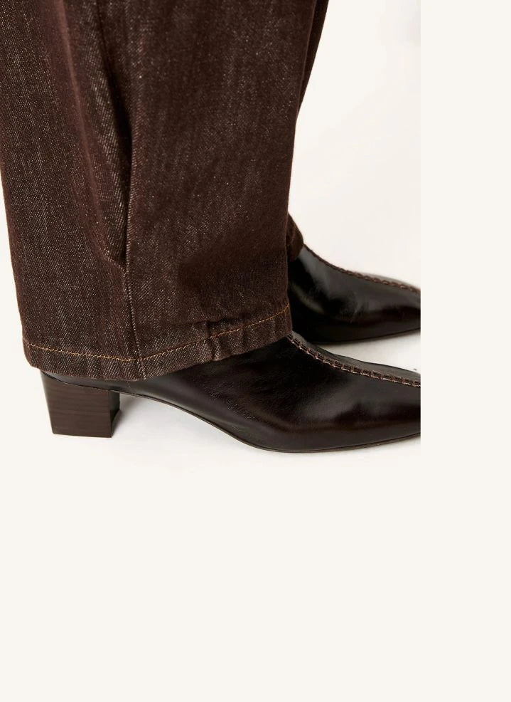 Sessùn - Carles Organic Cotton Jeans | Chocolate