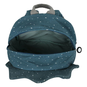 Trixie - Mr. Triceratops Backpack | Gray Blue