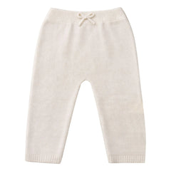 Lililotte - Léandre Organic Cotton Fine Knit Pants | Ecru