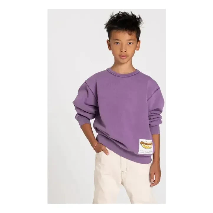 Finger in the Nose - Blow Organic Cotton Sweatshirt | Mauve