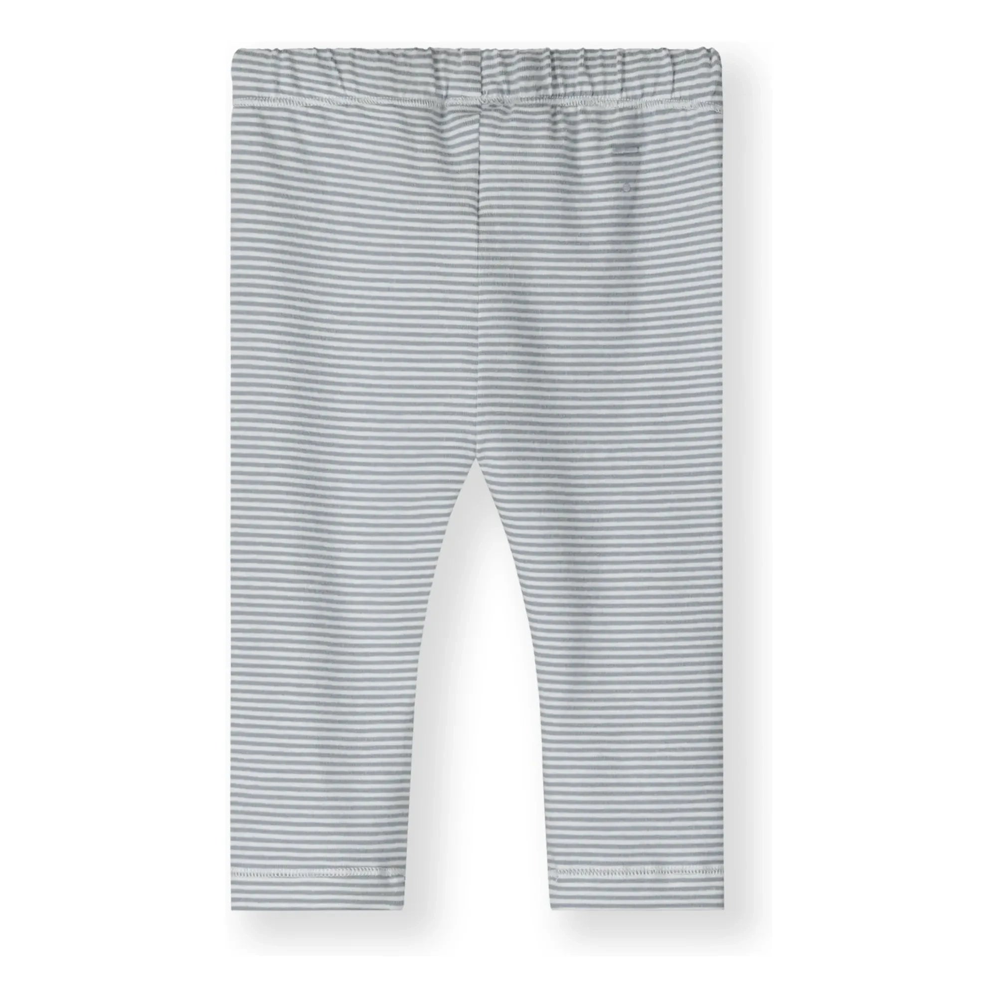 Gray Label - Çizgili Mini Tayt Organik Pamuk | Buz Mavisi