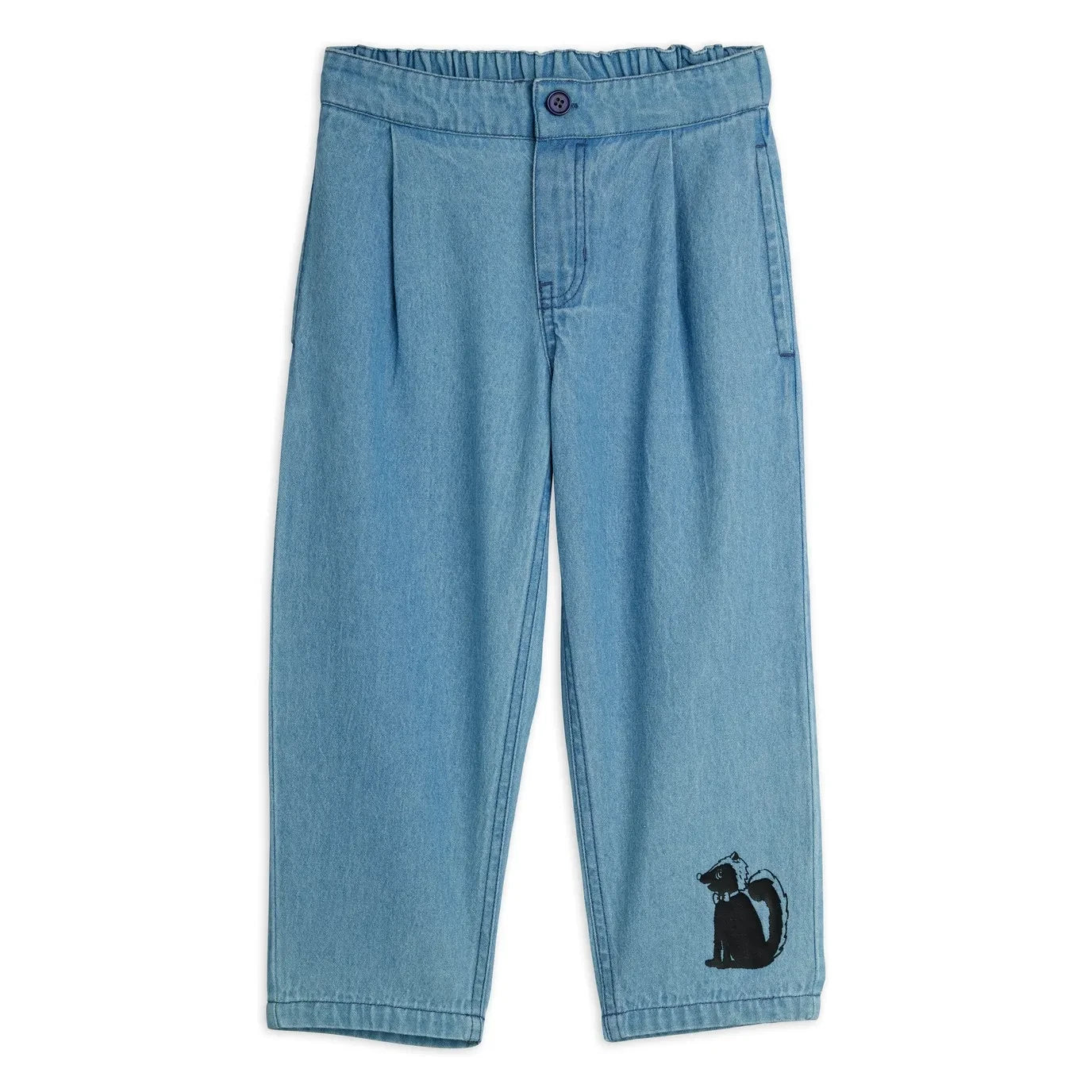 Mini Rodini - Mouffette Organik Pamuk Jeans | Mavi