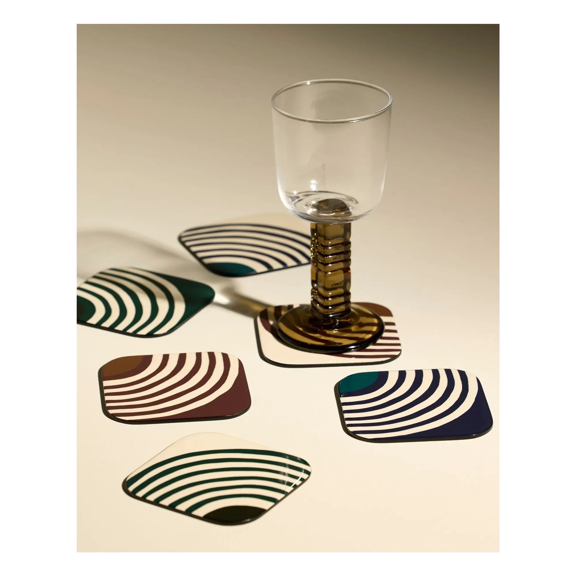 Maison Sarah Lavoine - Mirage Lacquered Coasters - 6-piece Set | Thé de Chine