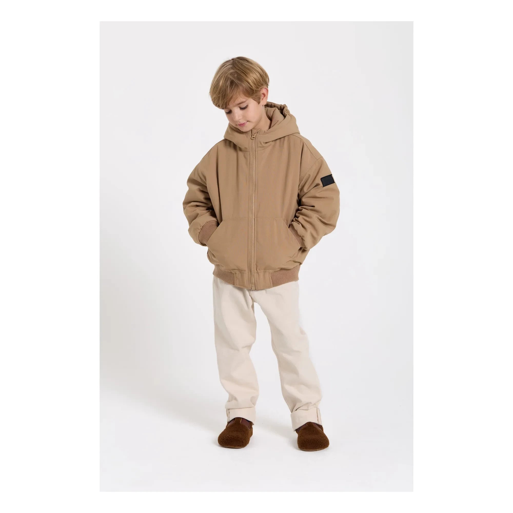 Finger in the nose - Chelsea Hooded Jacket | Camel