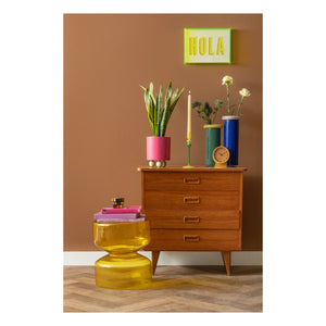 Present Time - Double Funky Planter | Pink