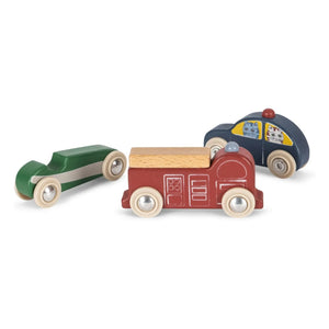 Konges Sløjd - FSC Wooden Cars - 9-piece Set
