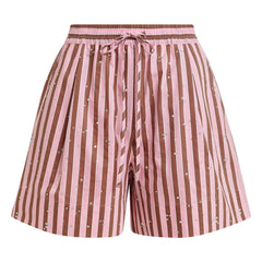 Essentiel Antwerp - Jeeuw Striped Shorts | Pink