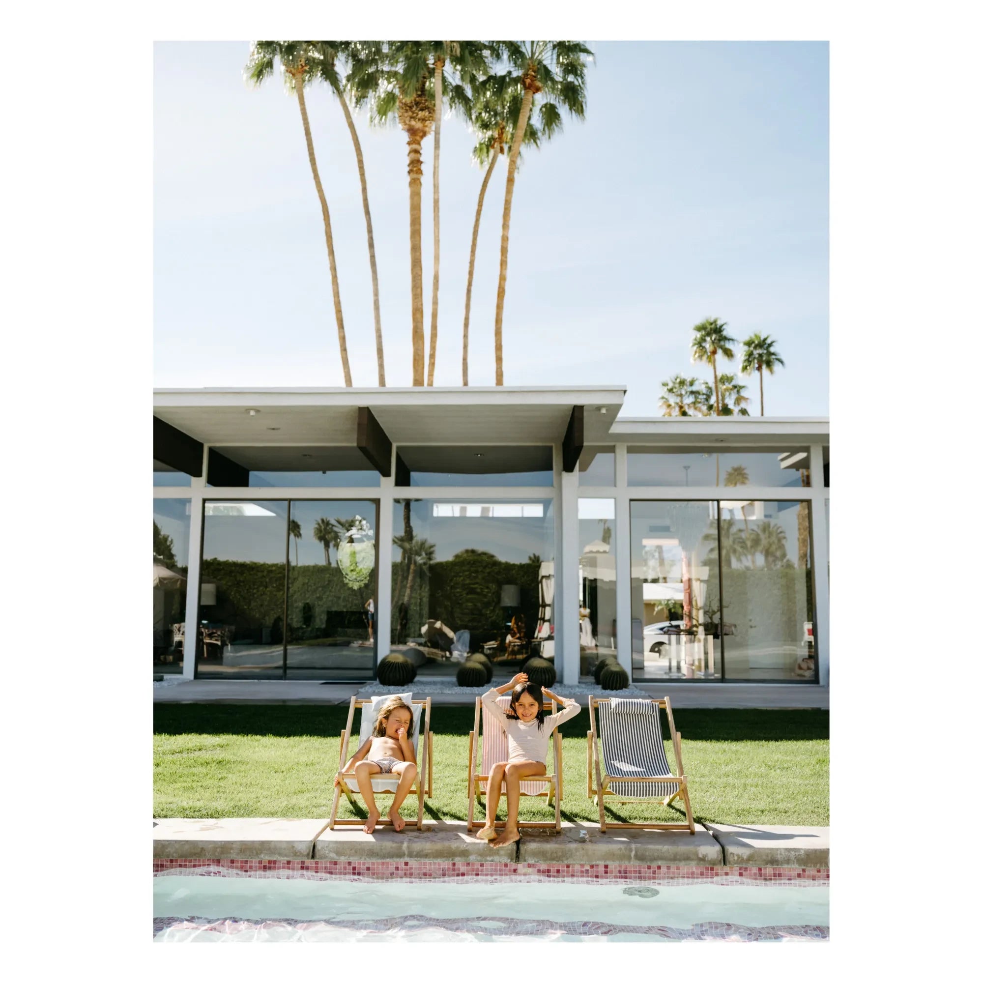 Business & Pleasure Co. - The Sling Premium Children's Sun Lounger | Navy Blue