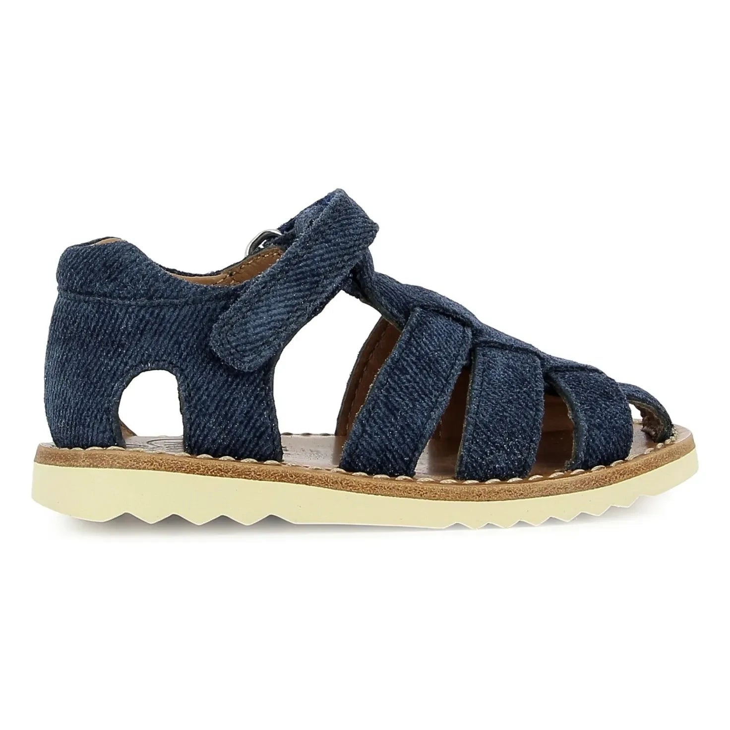 Pom d'Api - Waff Papy Sandals | Denim Blue