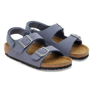 BIRKENSTOCK - Sandalet Milano AS Kids Birko-Flor Birkibuc | Klasik lacivert