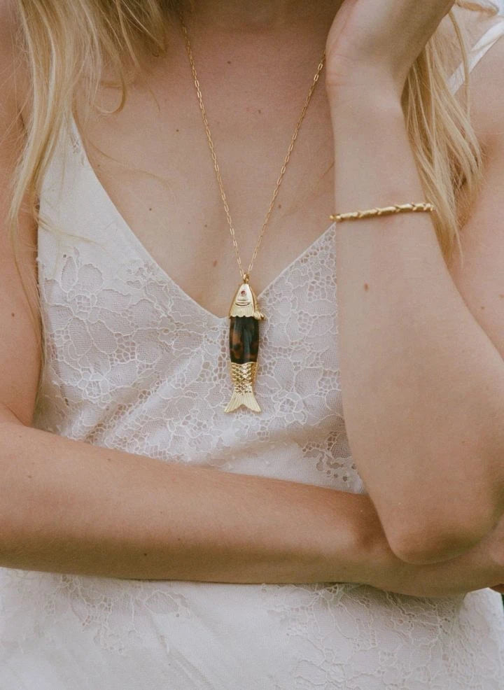 Anni Lu - Fish Figure Bracelet | Gold