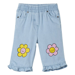 Stella McCartney Kids - Denim Heart Pants | Light Denim