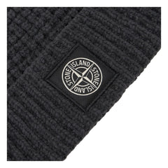 Stone Island - Logo Wool Beanie | Gray