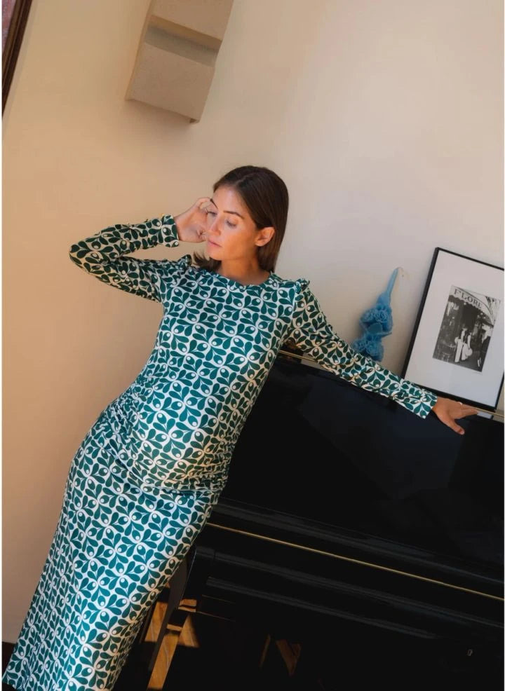 Paloma Collection - Thelma Sintra Maternity Dress | Green