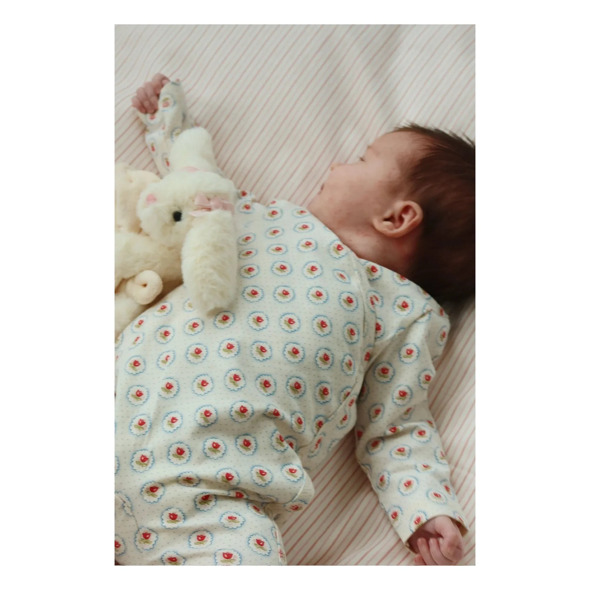 Konges Sløjd - Geometric Organic Cotton Romper | Ecru