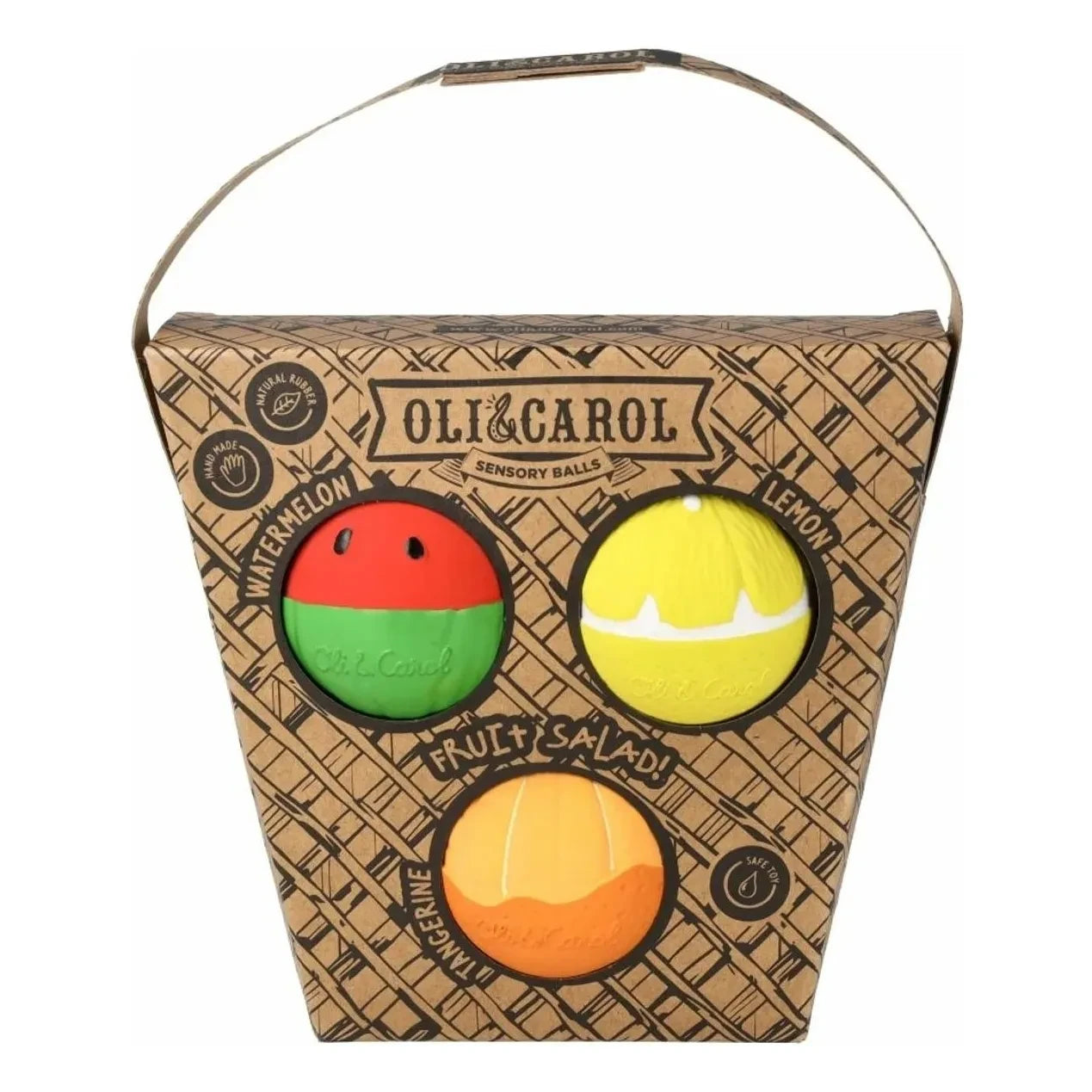 Oli & Carol - Fruit Salad Sensory Balls - Set of 3