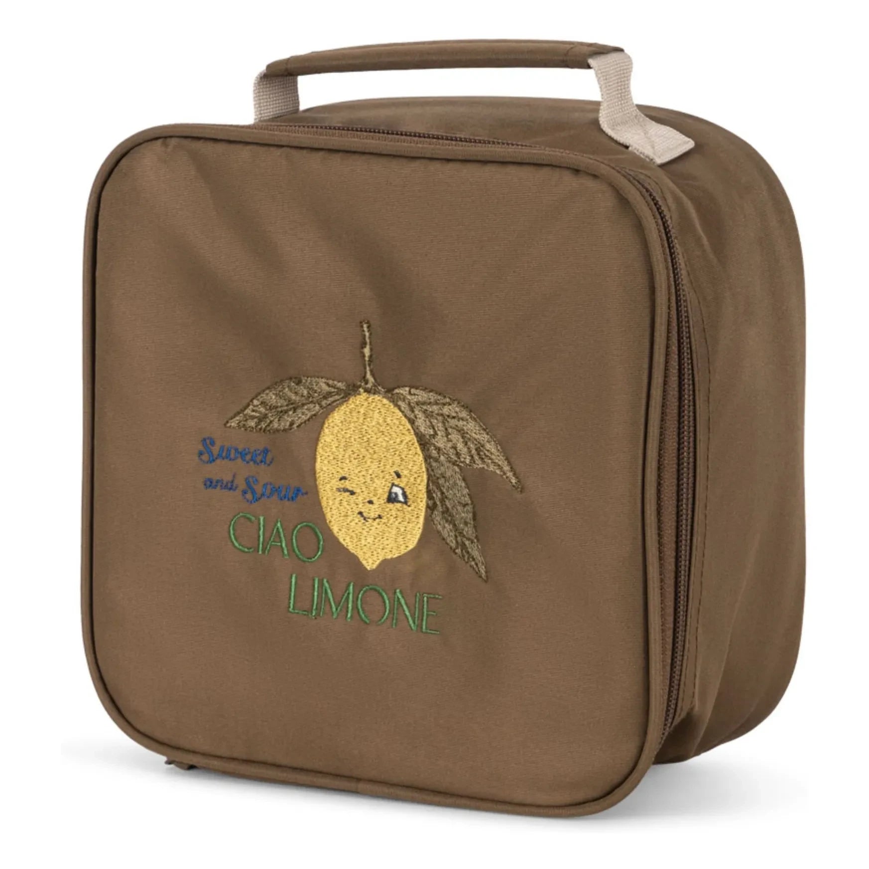 Konges Sløjd - Ciao Lemon Insulated Lunch Bag | Khaki