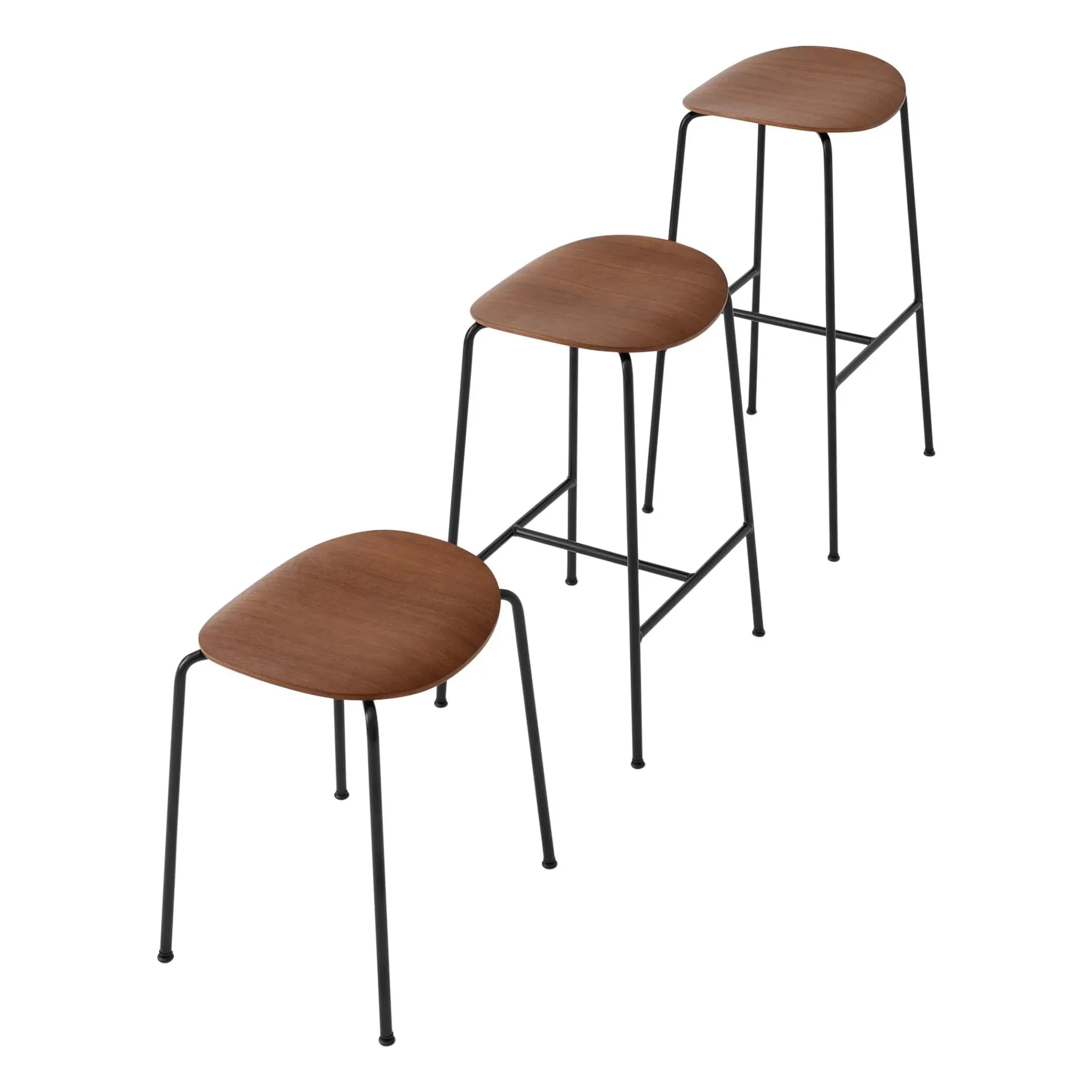 & Tradition - Pavilion AV36 Bar Stool, Anderssen & Voll | Walnut